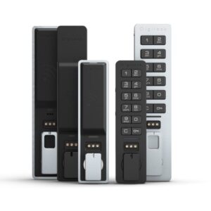 Trim and versatile keyless cam lock